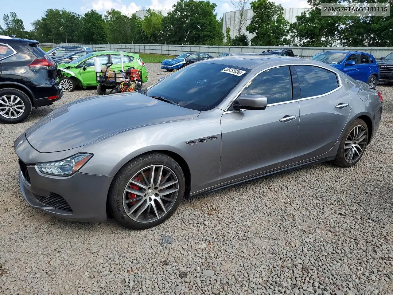 2016 Maserati Ghibli S VIN: ZAM57RTA6G1181115 Lot: 59732236
