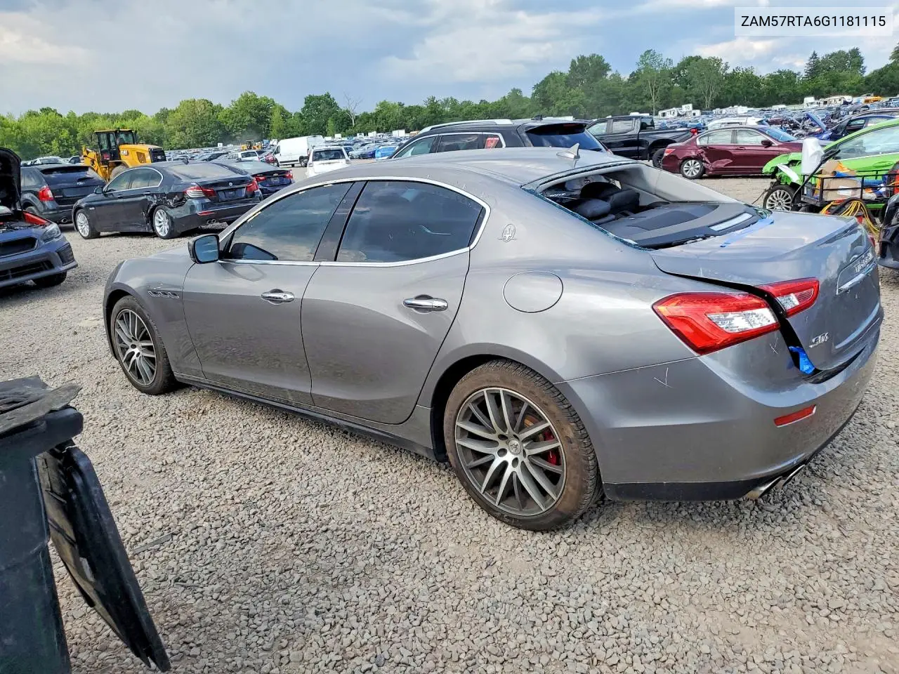 2016 Maserati Ghibli S VIN: ZAM57RTA6G1181115 Lot: 59732236
