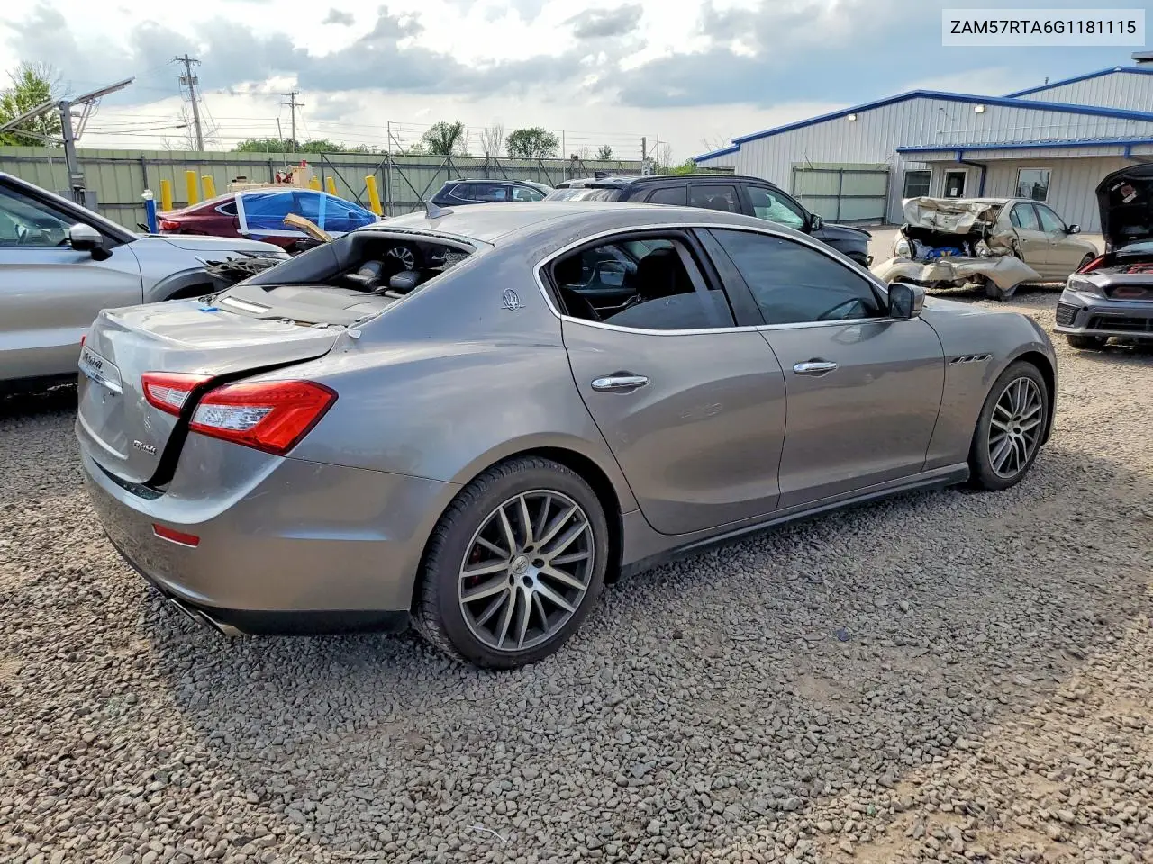2016 Maserati Ghibli S VIN: ZAM57RTA6G1181115 Lot: 59732236