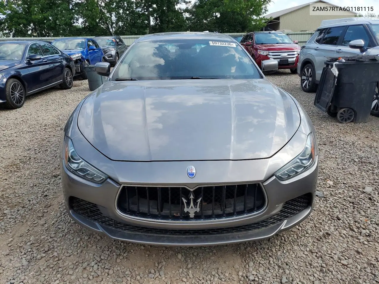 2016 Maserati Ghibli S VIN: ZAM57RTA6G1181115 Lot: 59732236