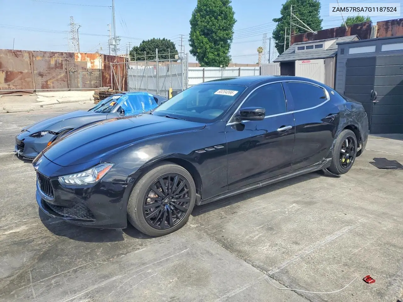 2016 Maserati Ghibli S VIN: ZAM57RSA7G1187524 Lot: 60204896