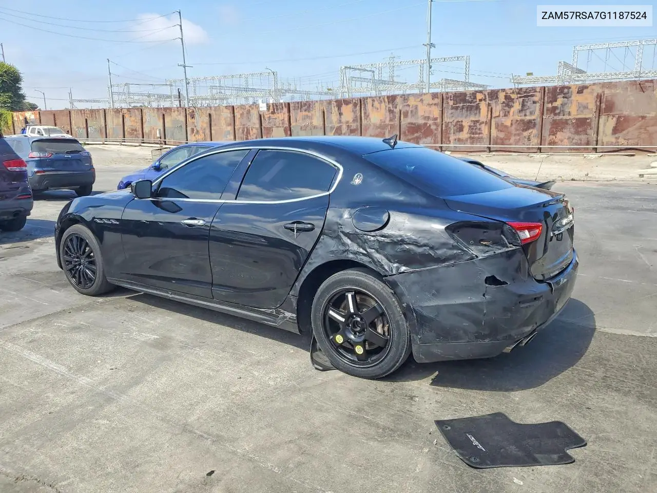 2016 Maserati Ghibli S VIN: ZAM57RSA7G1187524 Lot: 60204896