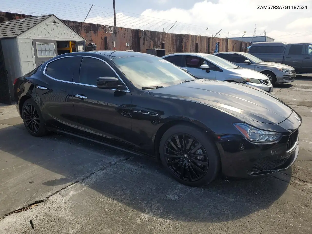 2016 Maserati Ghibli S VIN: ZAM57RSA7G1187524 Lot: 60204896