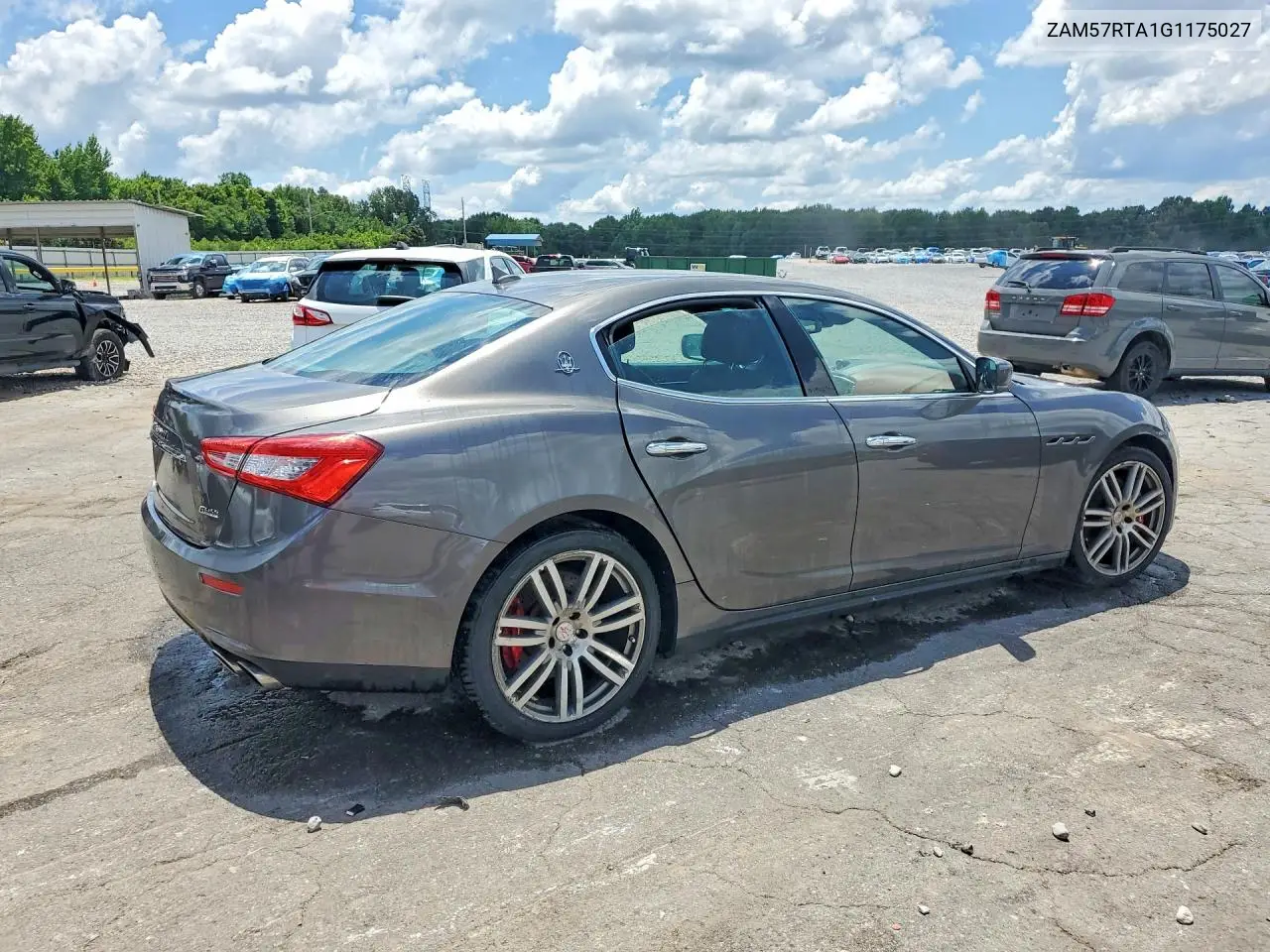 2016 Maserati Ghibli S/Q4 VIN: ZAM57RTA1G1175027 Lot: 60557266