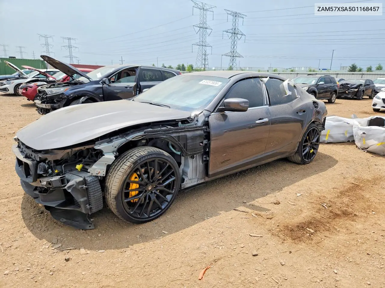 2016 Maserati Ghibli VIN: ZAM57XSA5G1168457 Lot: 61037906