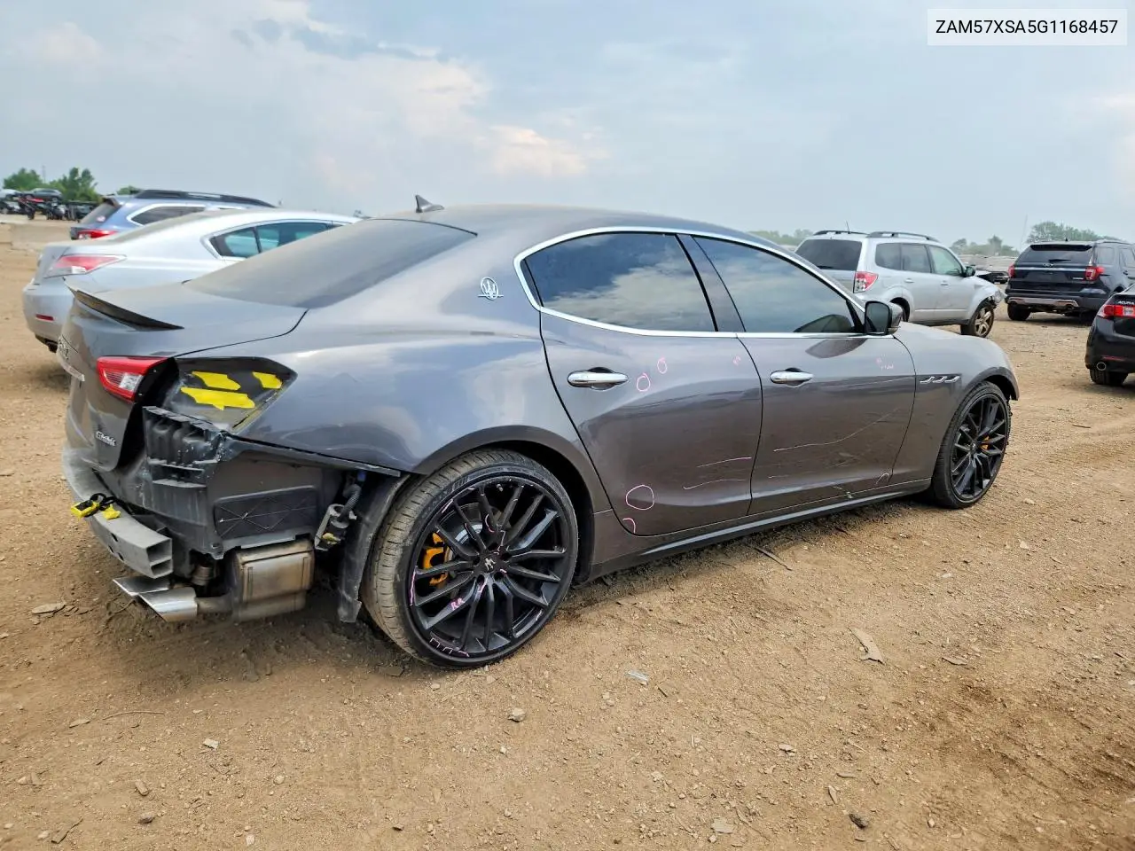 2016 Maserati Ghibli VIN: ZAM57XSA5G1168457 Lot: 61037906