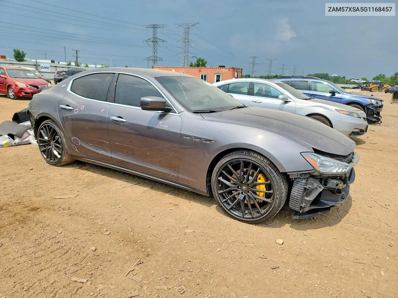 2016 Maserati Ghibli VIN: ZAM57XSA5G1168457 Lot: 61037906