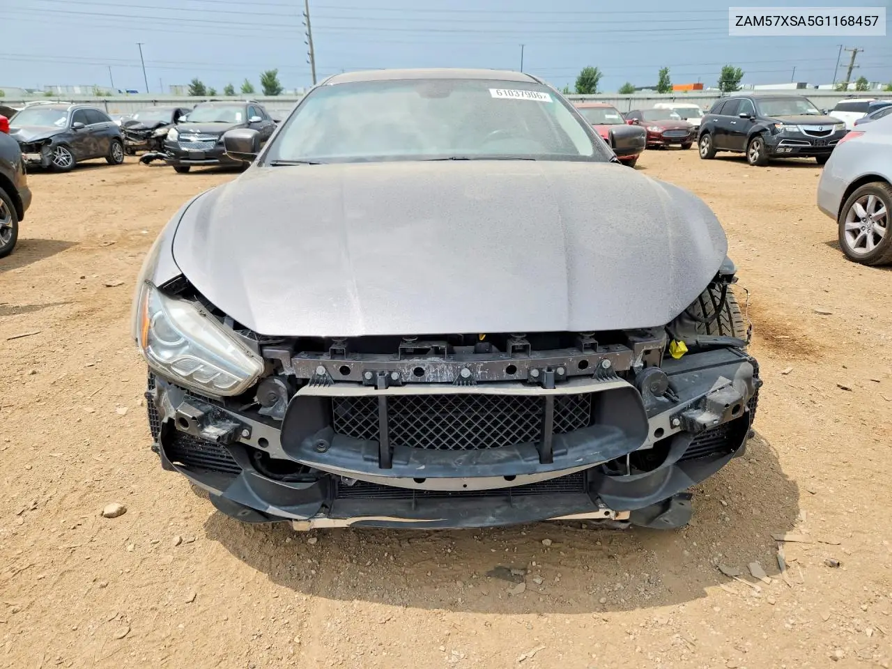 2016 Maserati Ghibli VIN: ZAM57XSA5G1168457 Lot: 61037906