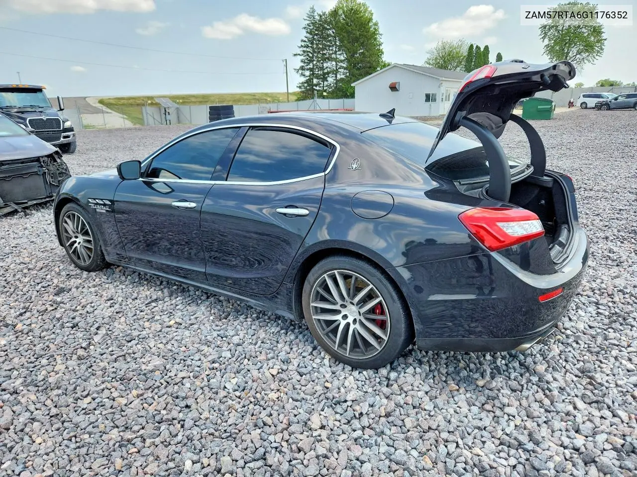 2016 Maserati Ghibli S VIN: ZAM57RTA6G1176352 Lot: 61228146