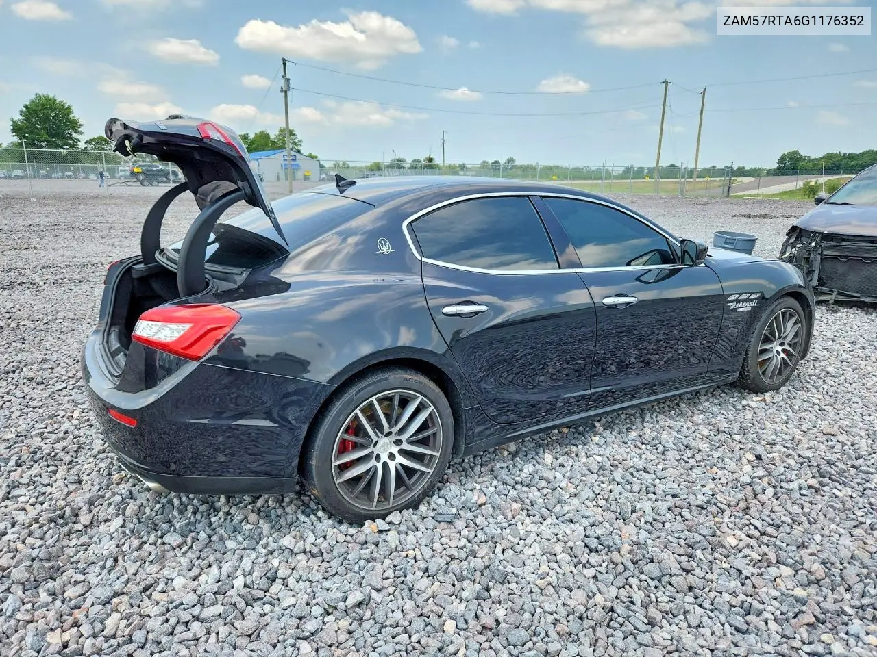 2016 Maserati Ghibli S VIN: ZAM57RTA6G1176352 Lot: 61228146