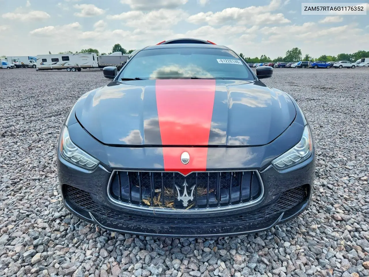 2016 Maserati Ghibli S VIN: ZAM57RTA6G1176352 Lot: 61228146