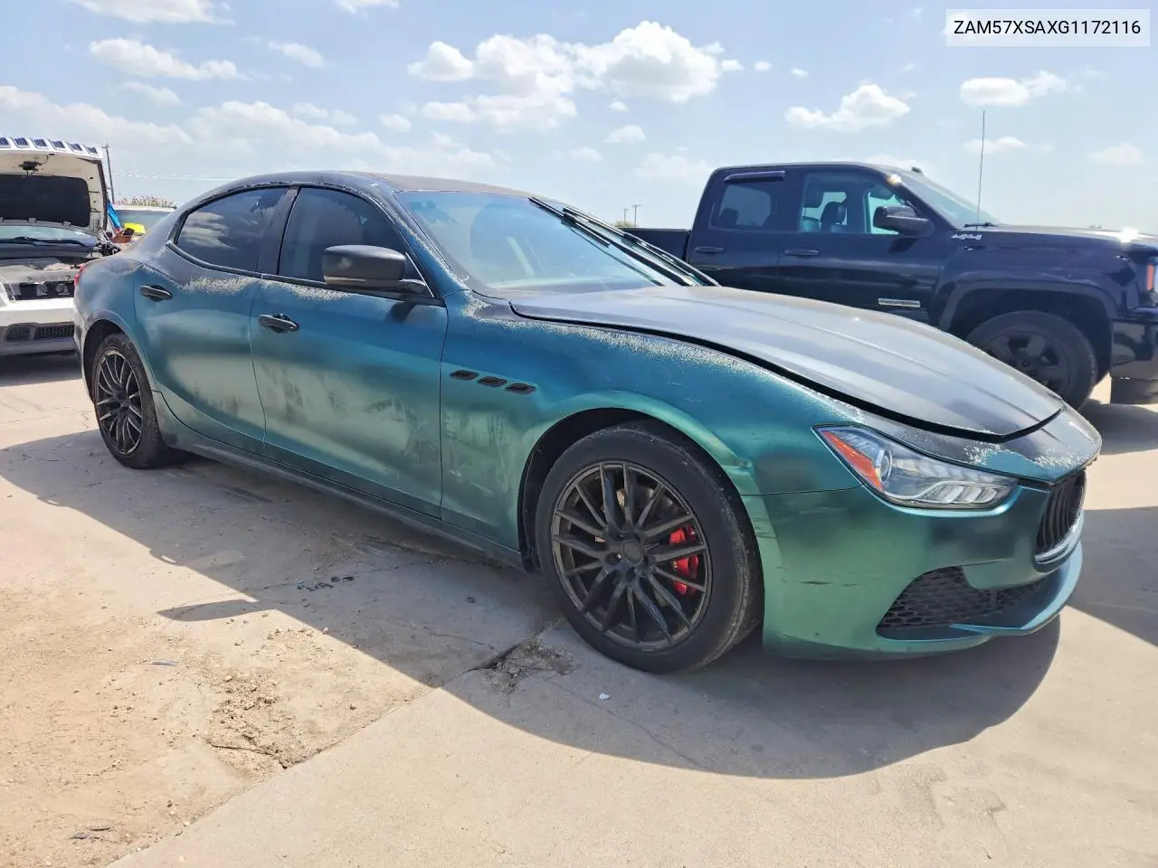 2016 Maserati Ghibli VIN: ZAM57XSAXG1172116 Lot: 61773476