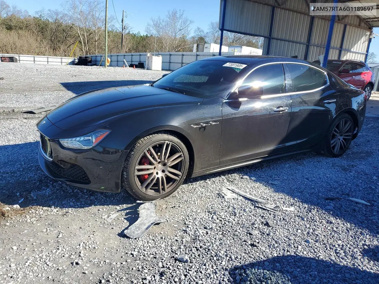2016 Maserati Ghibli S VIN: ZAM57RTA6G1189697 Lot: 77581905