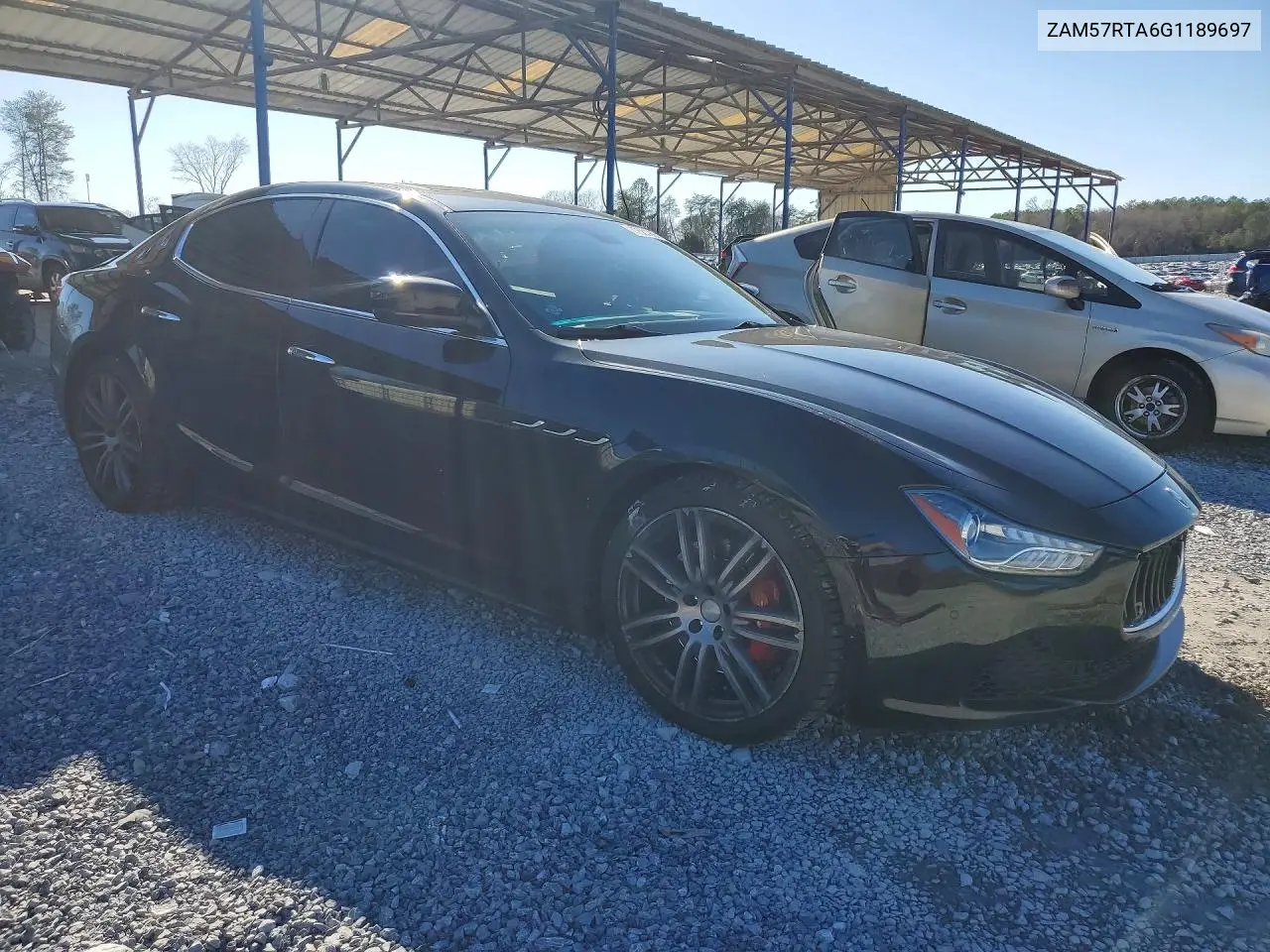 2016 Maserati Ghibli S VIN: ZAM57RTA6G1189697 Lot: 77581905