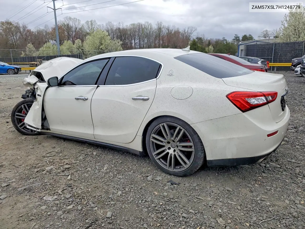 2017 Maserati Ghibli Luxury VIN: ZAM57XSL7H1248779 Lot: 47794886