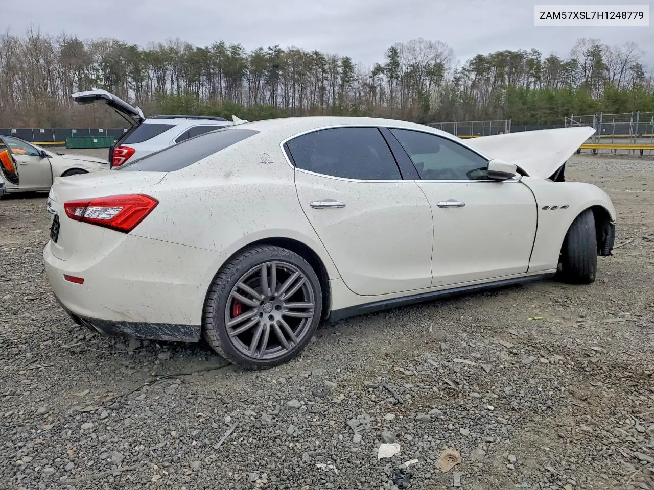 2017 Maserati Ghibli Luxury VIN: ZAM57XSL7H1248779 Lot: 47794886