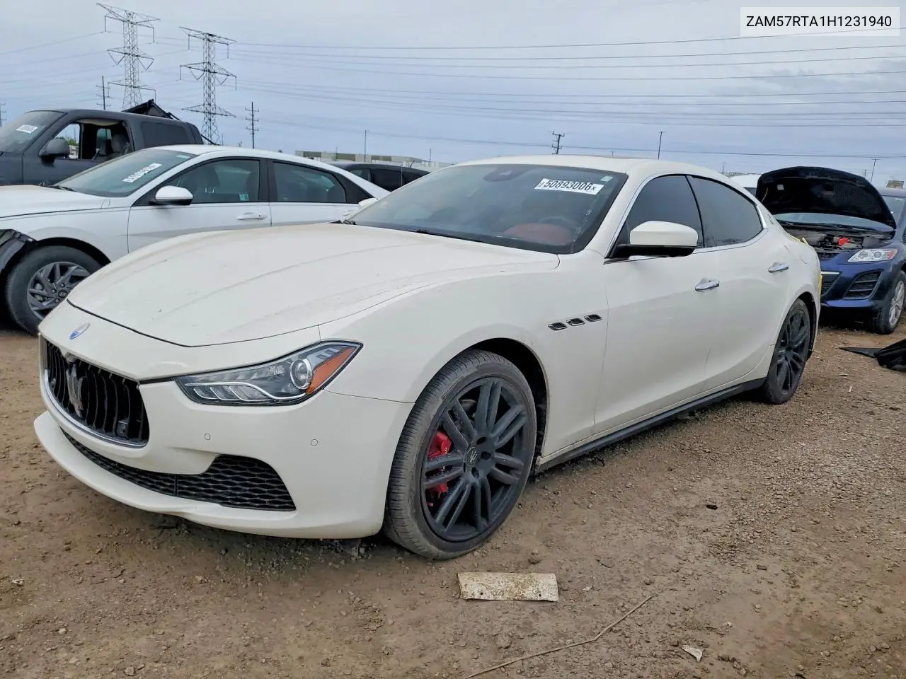 2017 Maserati Ghibli S VIN: ZAM57RTA1H1231940 Lot: 50893006