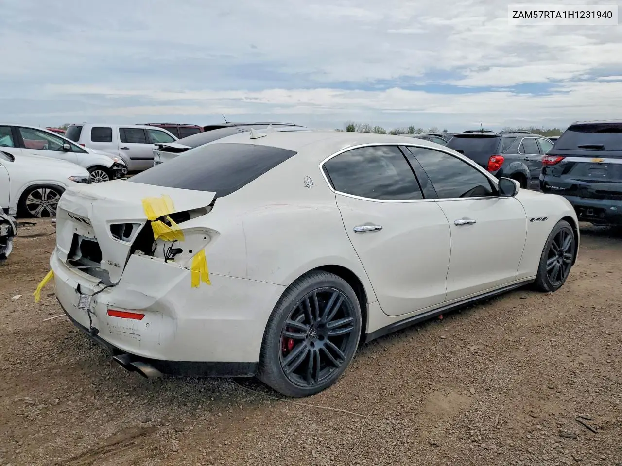 2017 Maserati Ghibli S VIN: ZAM57RTA1H1231940 Lot: 50893006