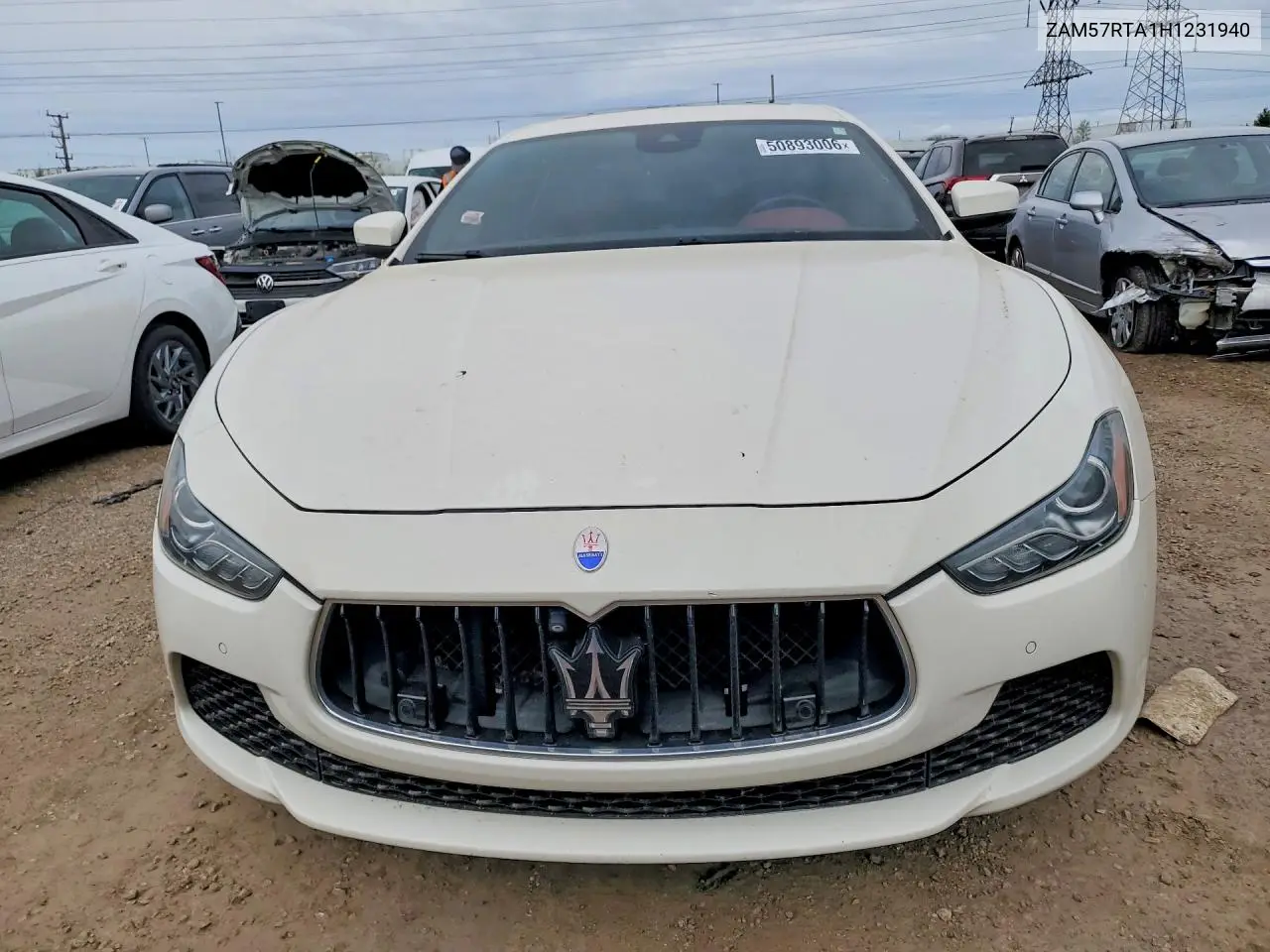 2017 Maserati Ghibli S VIN: ZAM57RTA1H1231940 Lot: 50893006