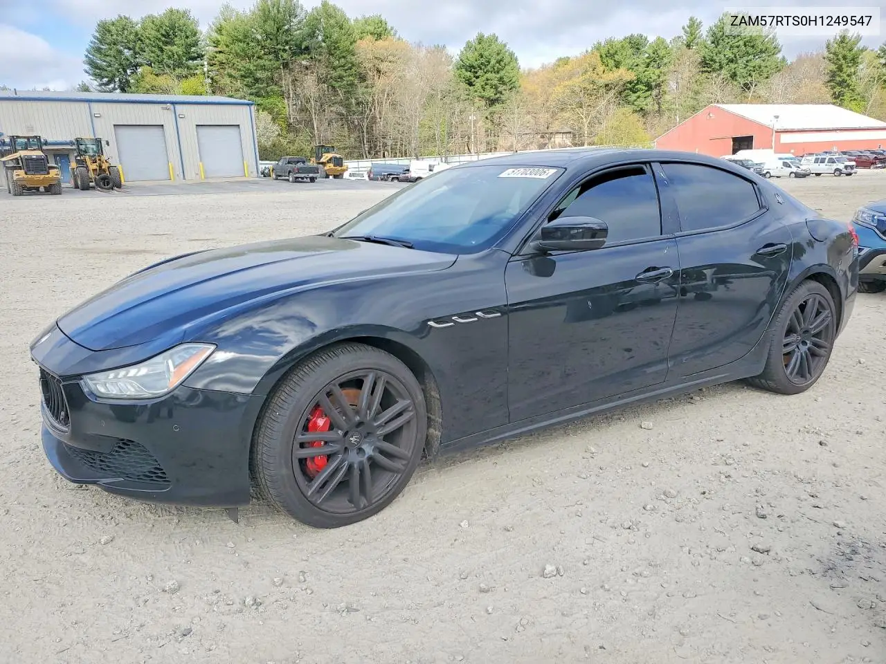 2017 Maserati Ghibli S VIN: ZAM57RTS0H1249547 Lot: 51703006