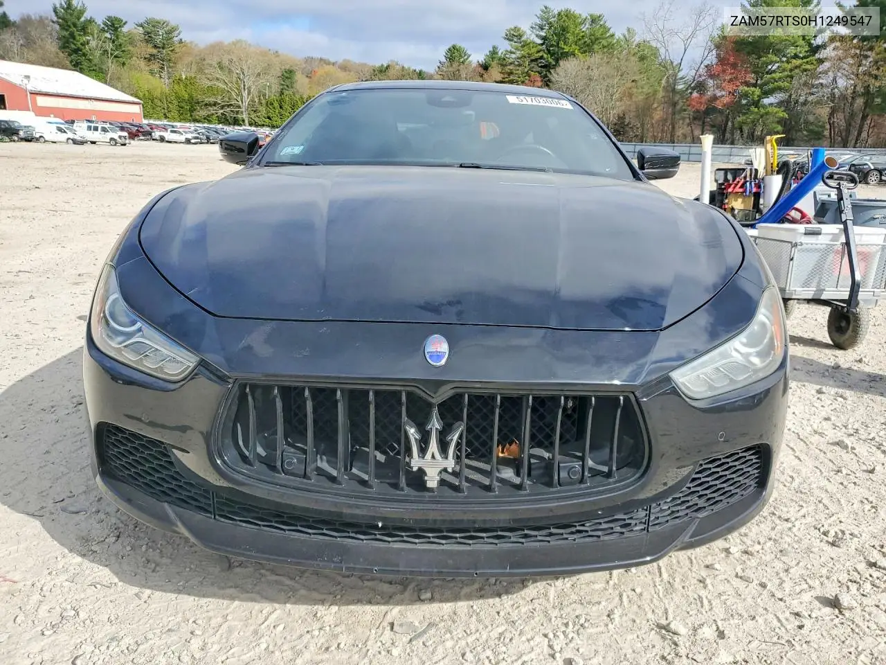 2017 Maserati Ghibli S VIN: ZAM57RTS0H1249547 Lot: 51703006