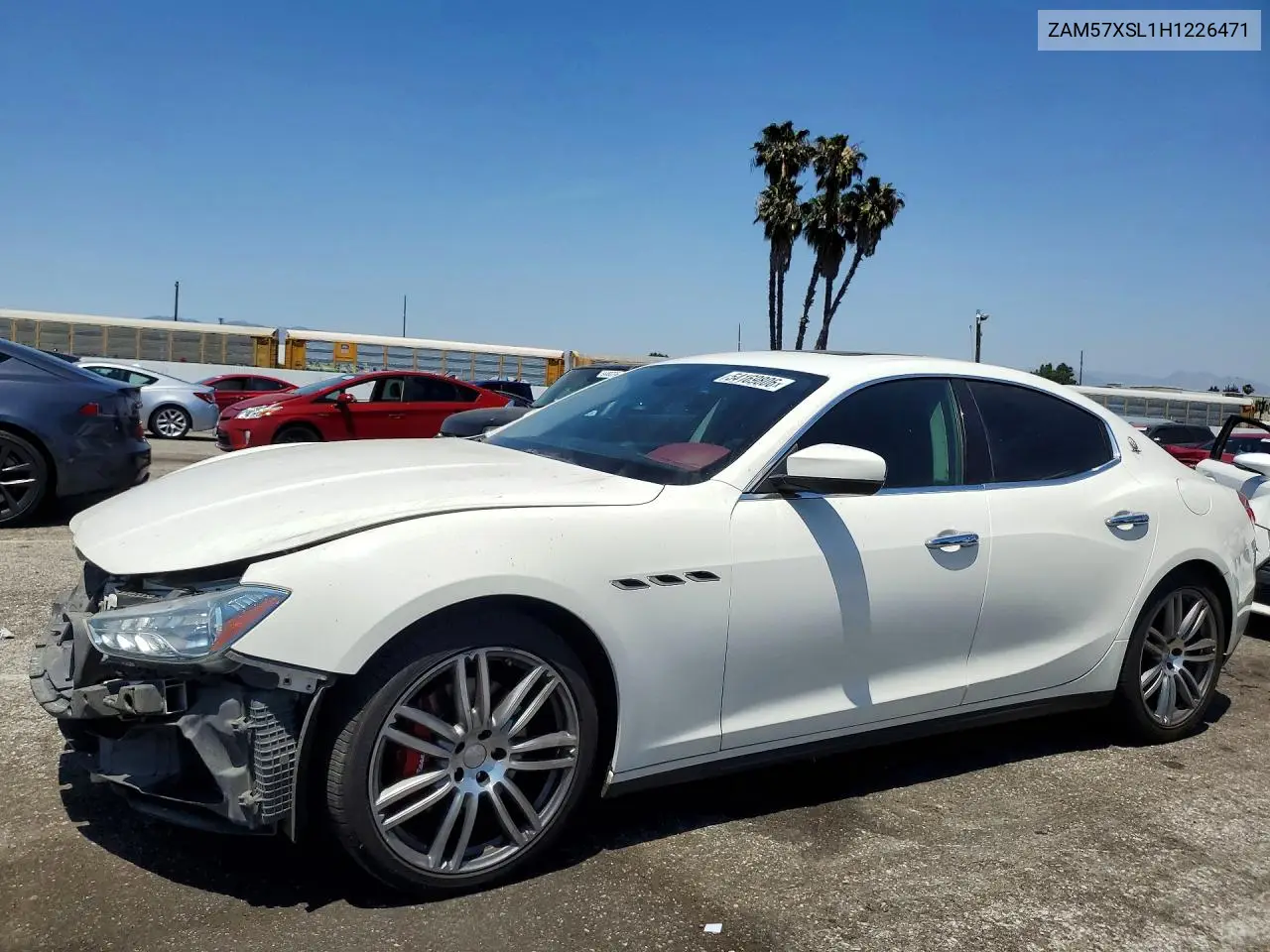 2017 Maserati Ghibli VIN: ZAM57XSL1H1226471 Lot: 54169806