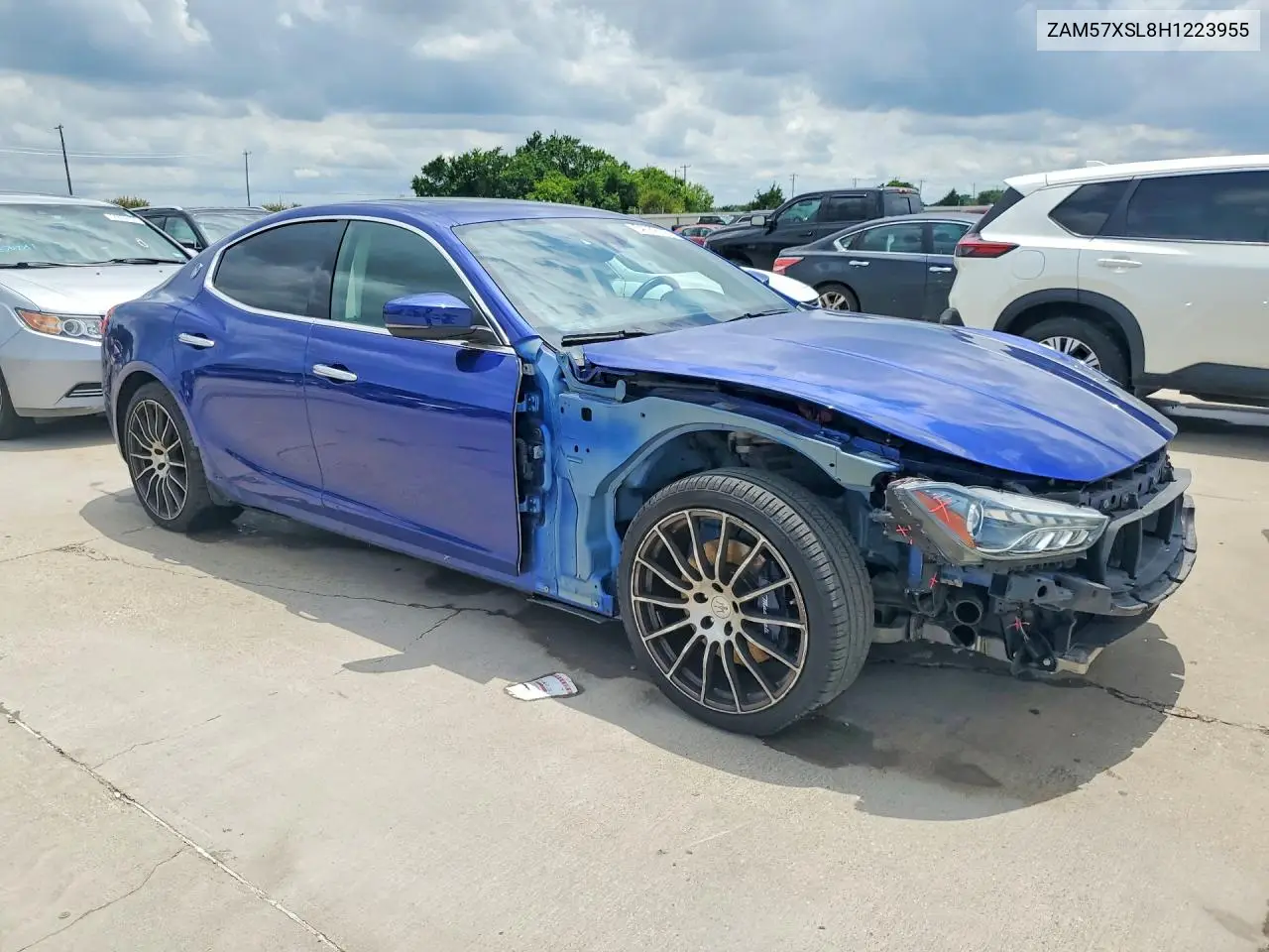 2017 Maserati Ghibli Luxury VIN: ZAM57XSAXH1197535 Lot: 54182776