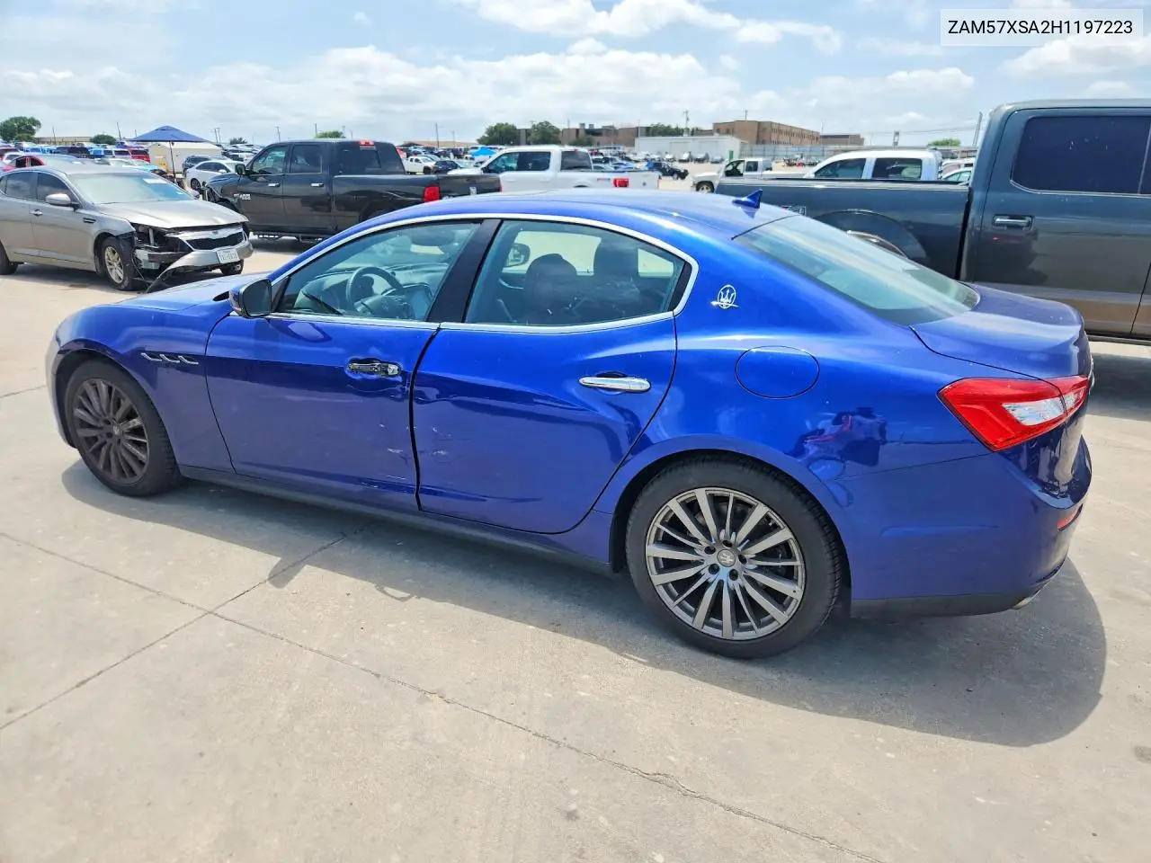 2017 Maserati Ghibli VIN: ZAM57XSA2H1197223 Lot: 54776056