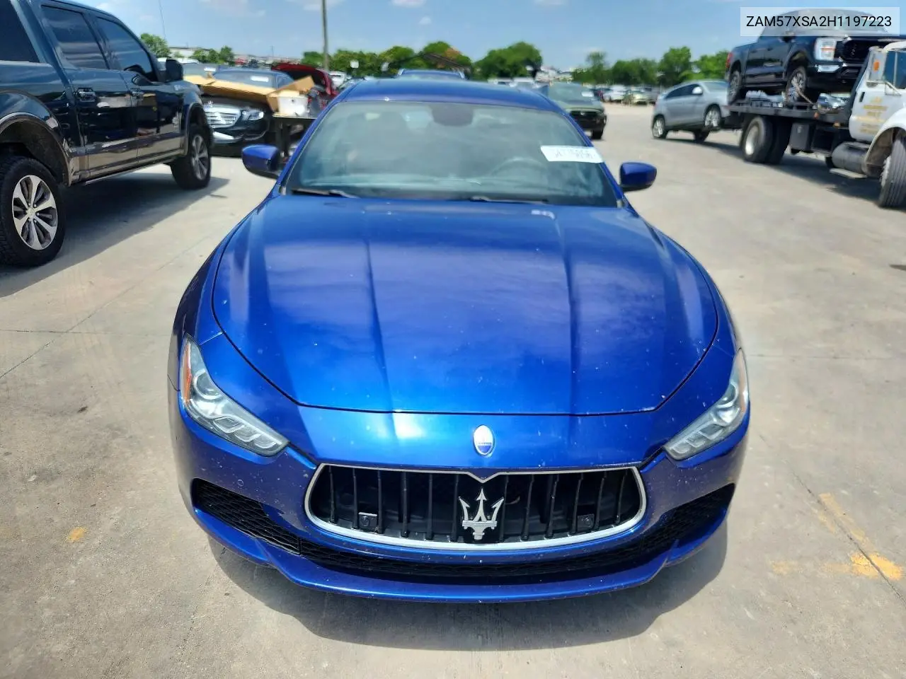2017 Maserati Ghibli VIN: ZAM57XSA2H1197223 Lot: 54776056