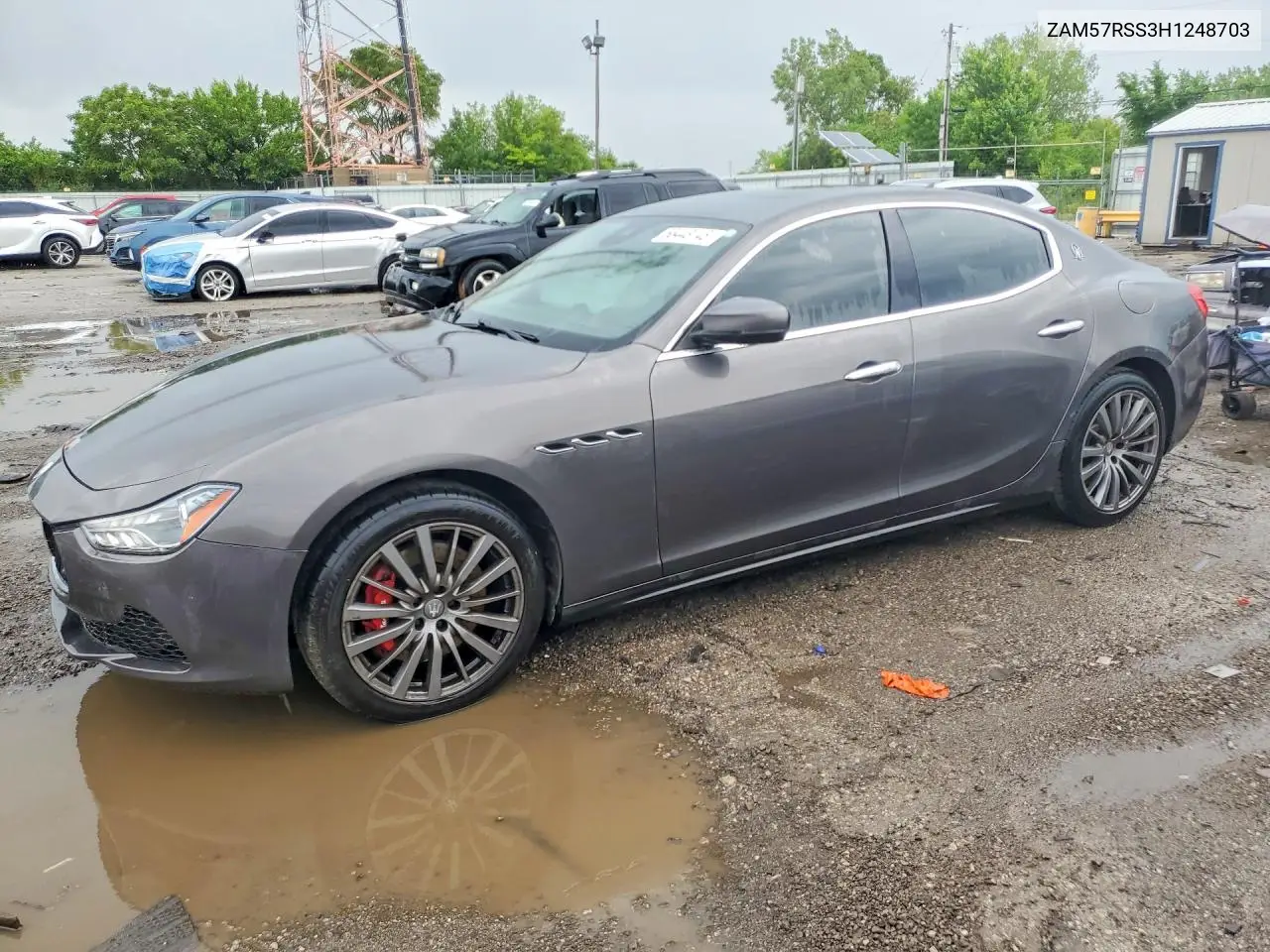2017 Maserati Ghibli S VIN: ZAM57RSS3H1248703 Lot: 56448146
