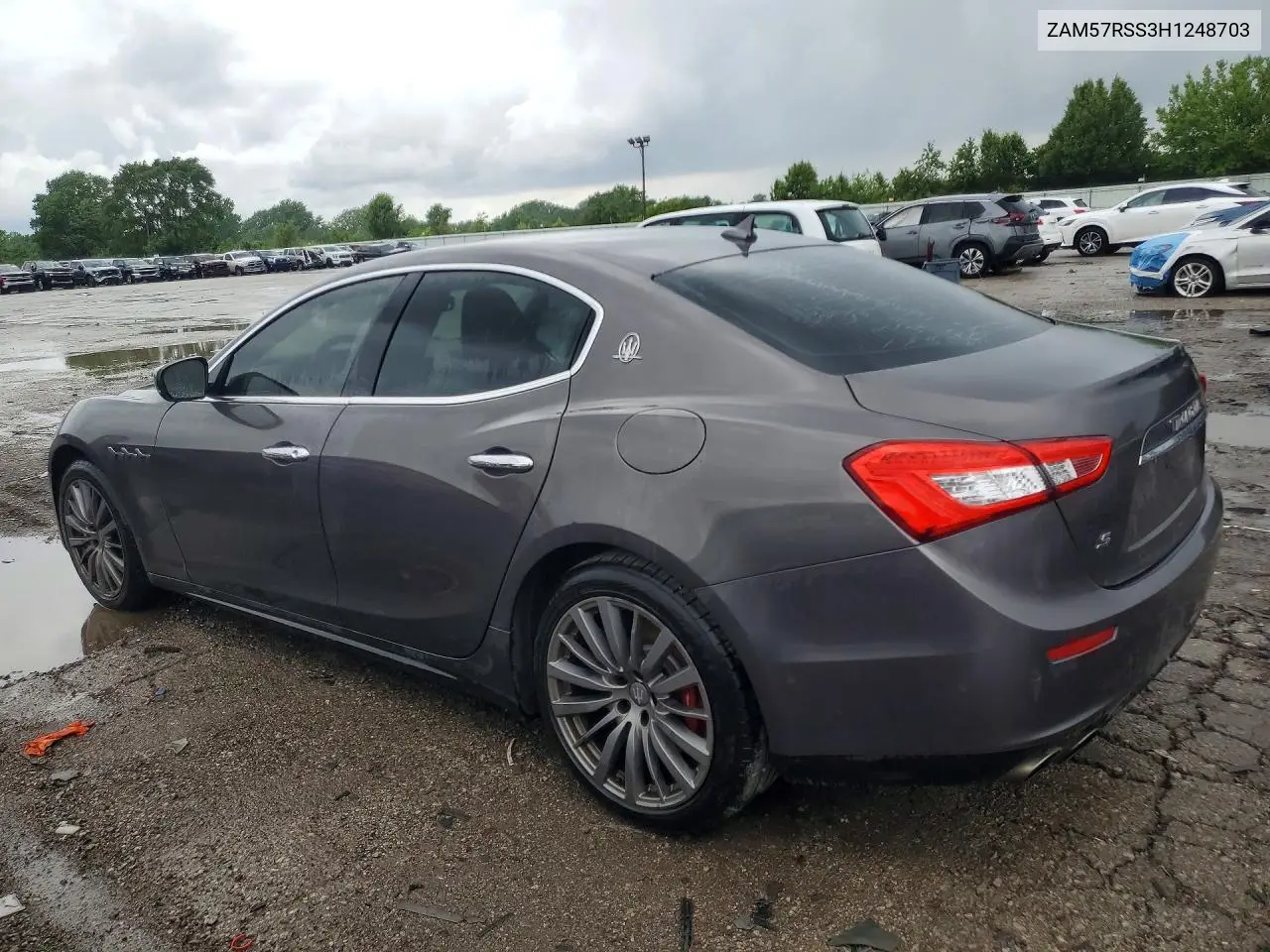 2017 Maserati Ghibli S VIN: ZAM57RSS3H1248703 Lot: 56448146