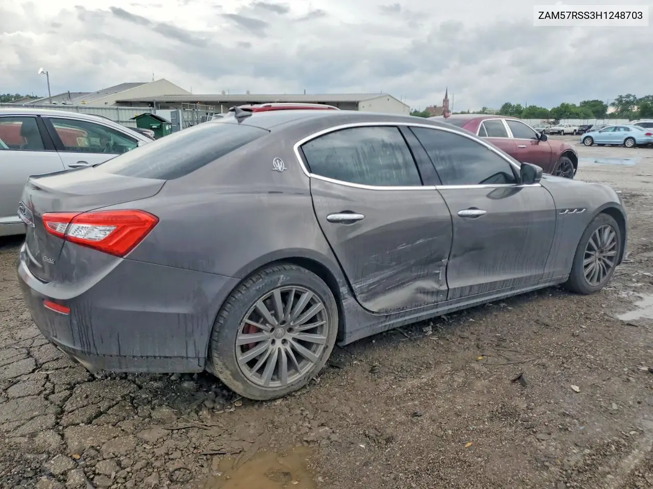 2017 Maserati Ghibli S VIN: ZAM57RSS3H1248703 Lot: 56448146