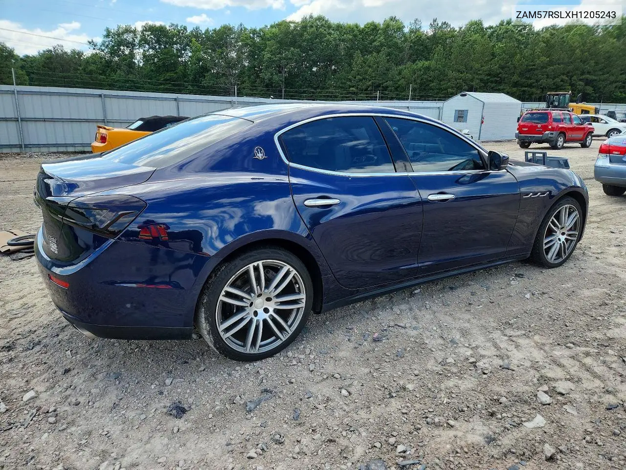 2017 Maserati Ghibli S VIN: ZAM57RSLXH1205243 Lot: 57031346