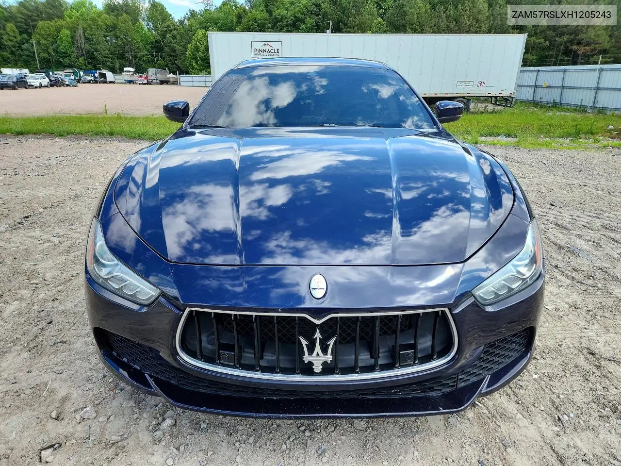 2017 Maserati Ghibli S VIN: ZAM57RSLXH1205243 Lot: 57031346