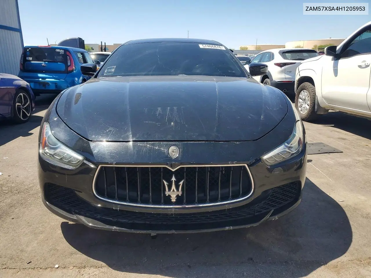 2017 Maserati Ghibli VIN: ZAM57XSA4H1205953 Lot: 57466876