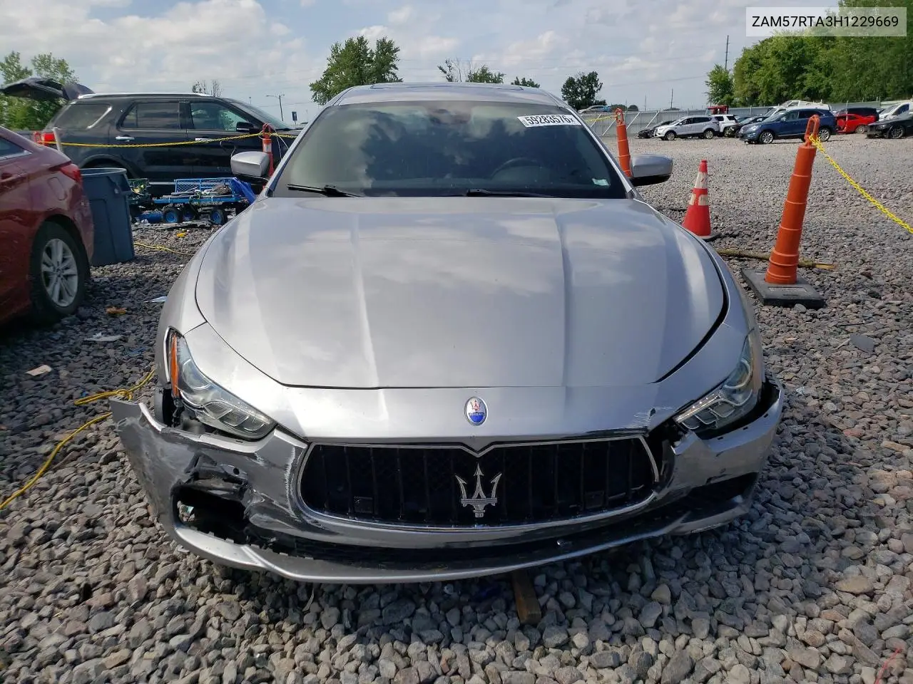 2017 Maserati Ghibli S VIN: ZAM57RTA3H1229669 Lot: 59283576