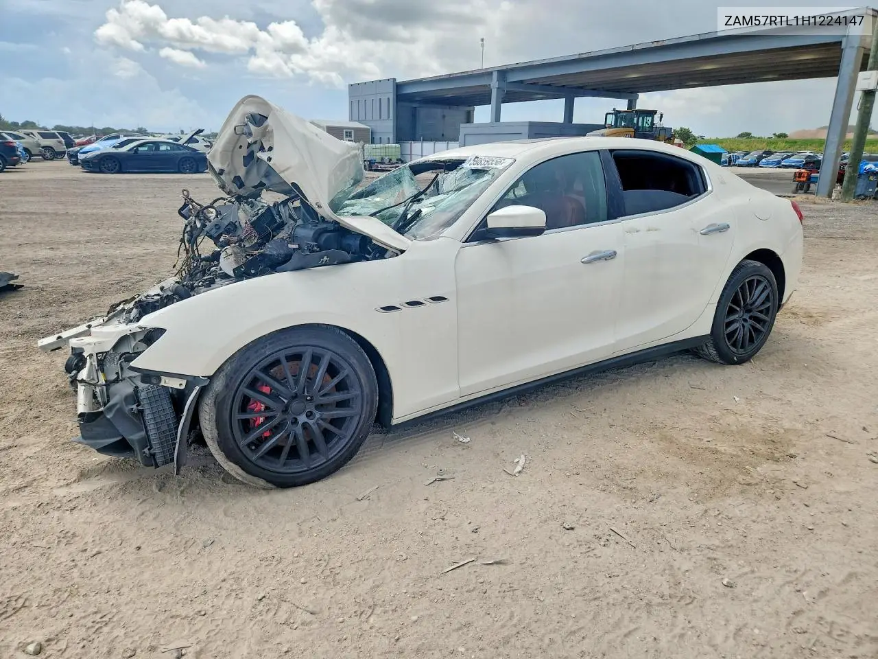 2017 Maserati Ghibli S VIN: ZAM57RTL1H1224147 Lot: 59859556