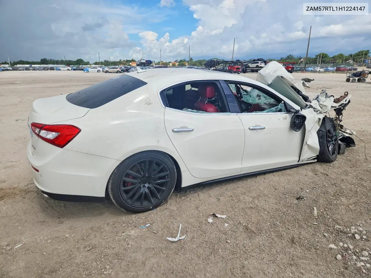 2017 Maserati Ghibli S VIN: ZAM57RTL1H1224147 Lot: 59859556