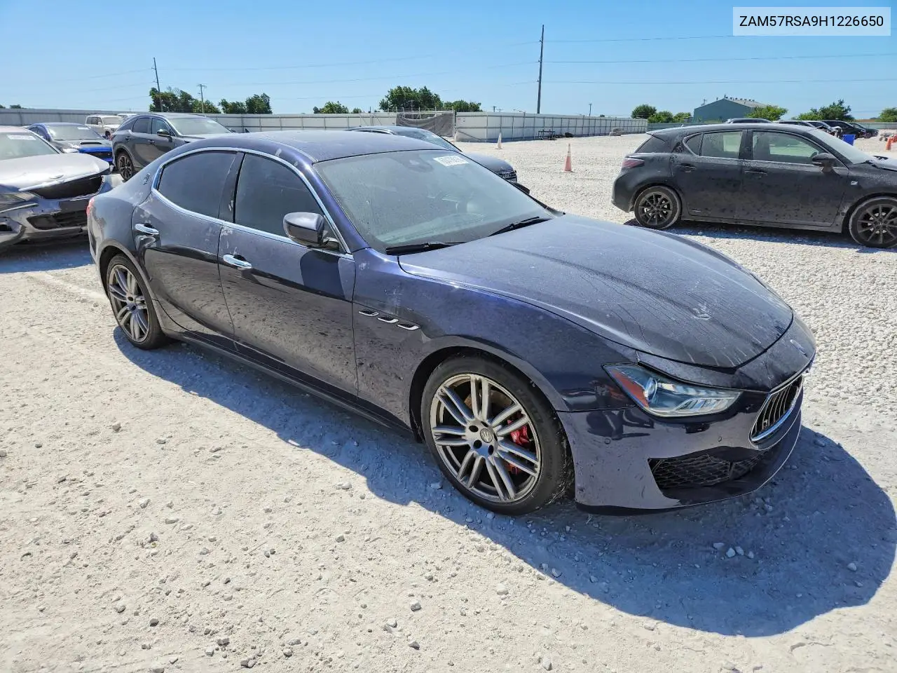 2017 Maserati Ghibli S VIN: ZAM57RSA9H1226650 Lot: 60478816