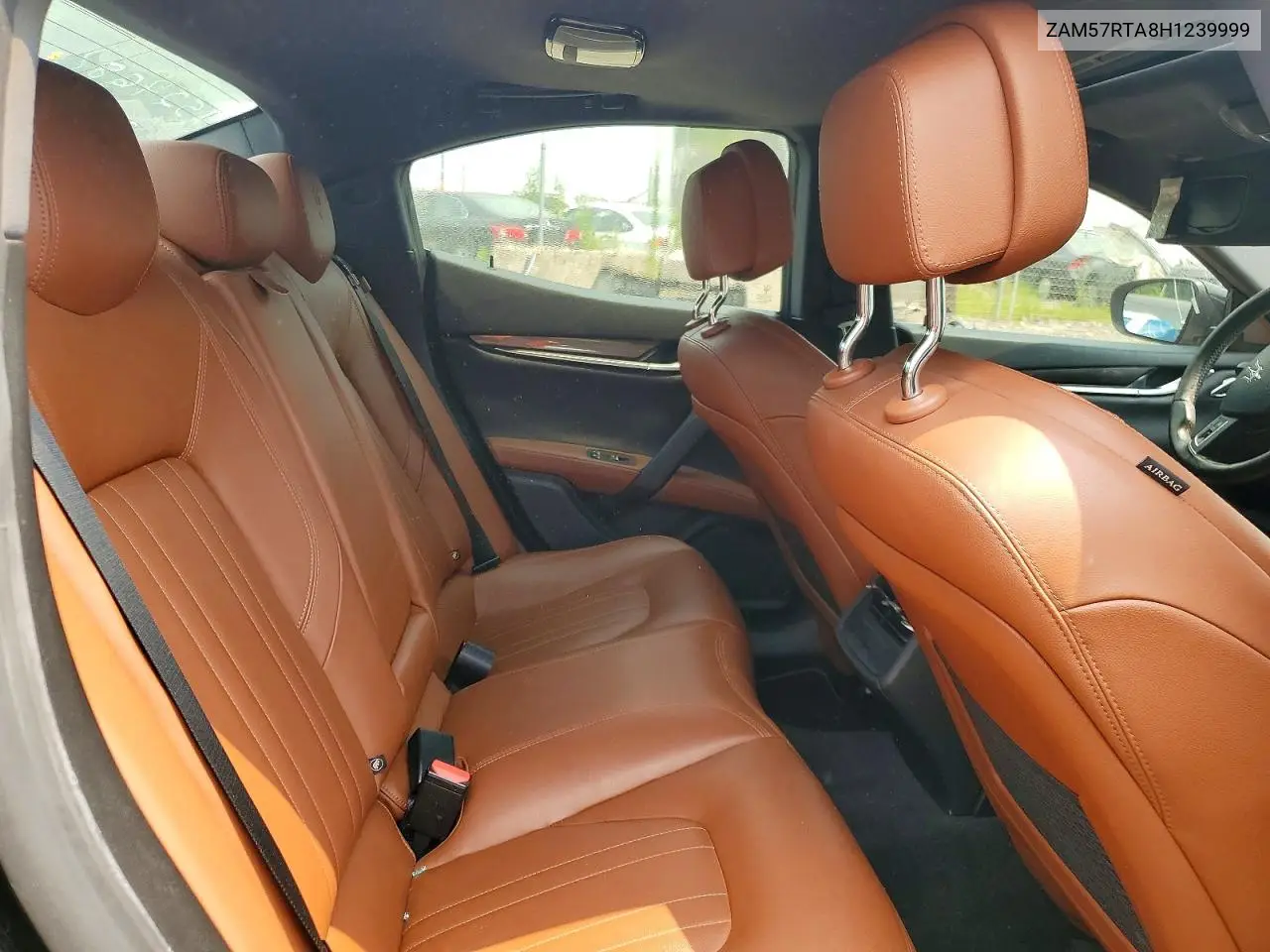 2017 Maserati Ghibli S VIN: ZAM57RTA8H1239999 Lot: 61110246