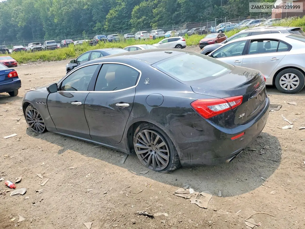 2017 Maserati Ghibli S VIN: ZAM57RTA8H1239999 Lot: 61110246