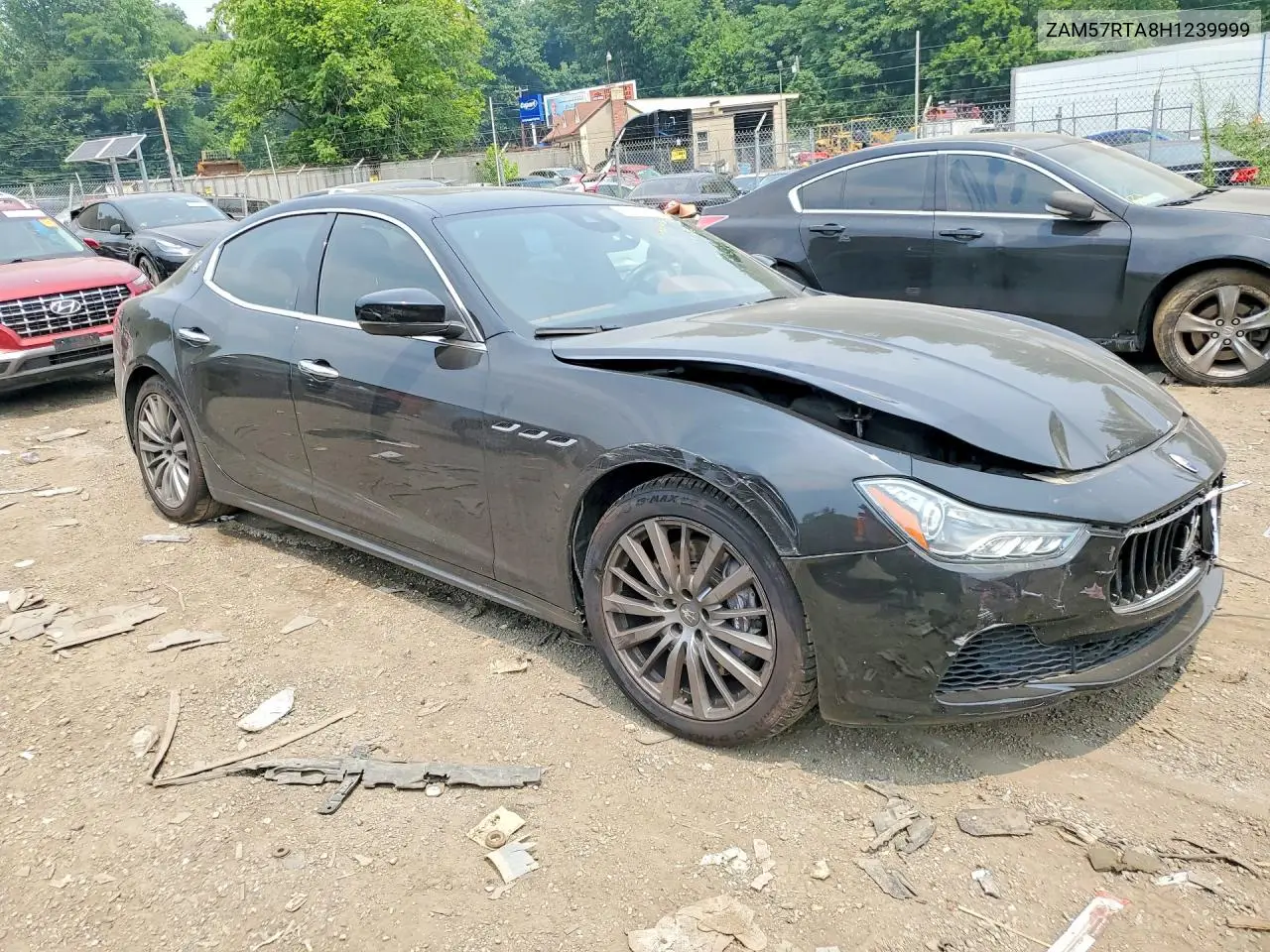 2017 Maserati Ghibli S VIN: ZAM57RTA8H1239999 Lot: 61110246
