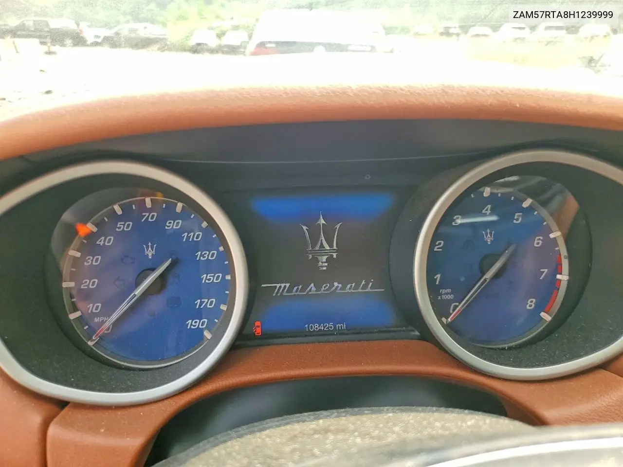 2017 Maserati Ghibli S VIN: ZAM57RTA8H1239999 Lot: 61110246