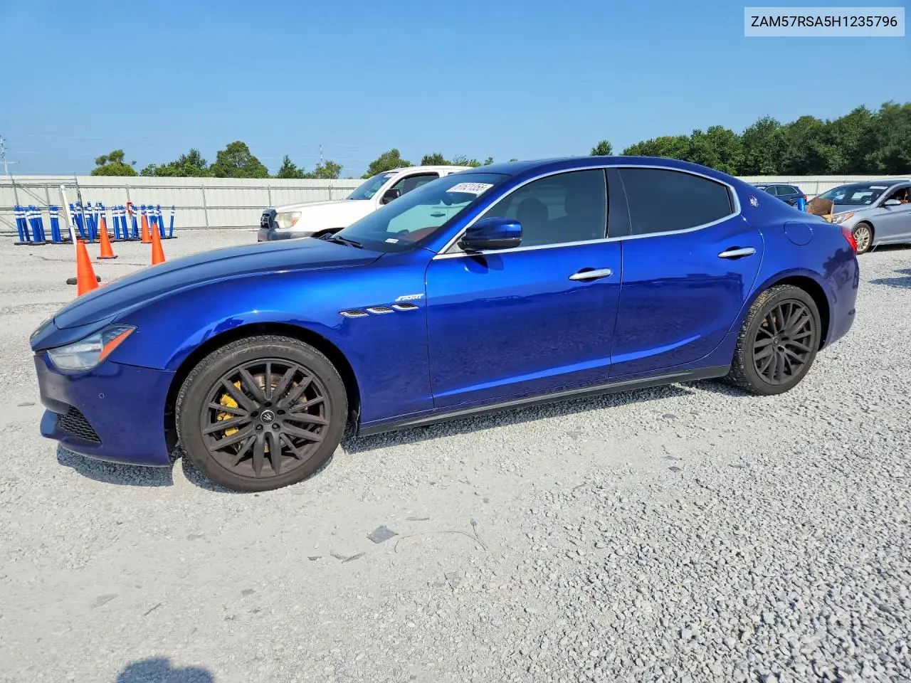 2017 Maserati Ghibli S VIN: ZAM57RSA5H1235796 Lot: 61621356