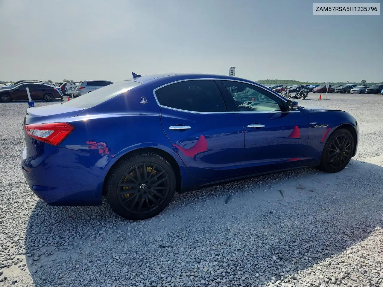 2017 Maserati Ghibli S VIN: ZAM57RSA5H1235796 Lot: 61621356