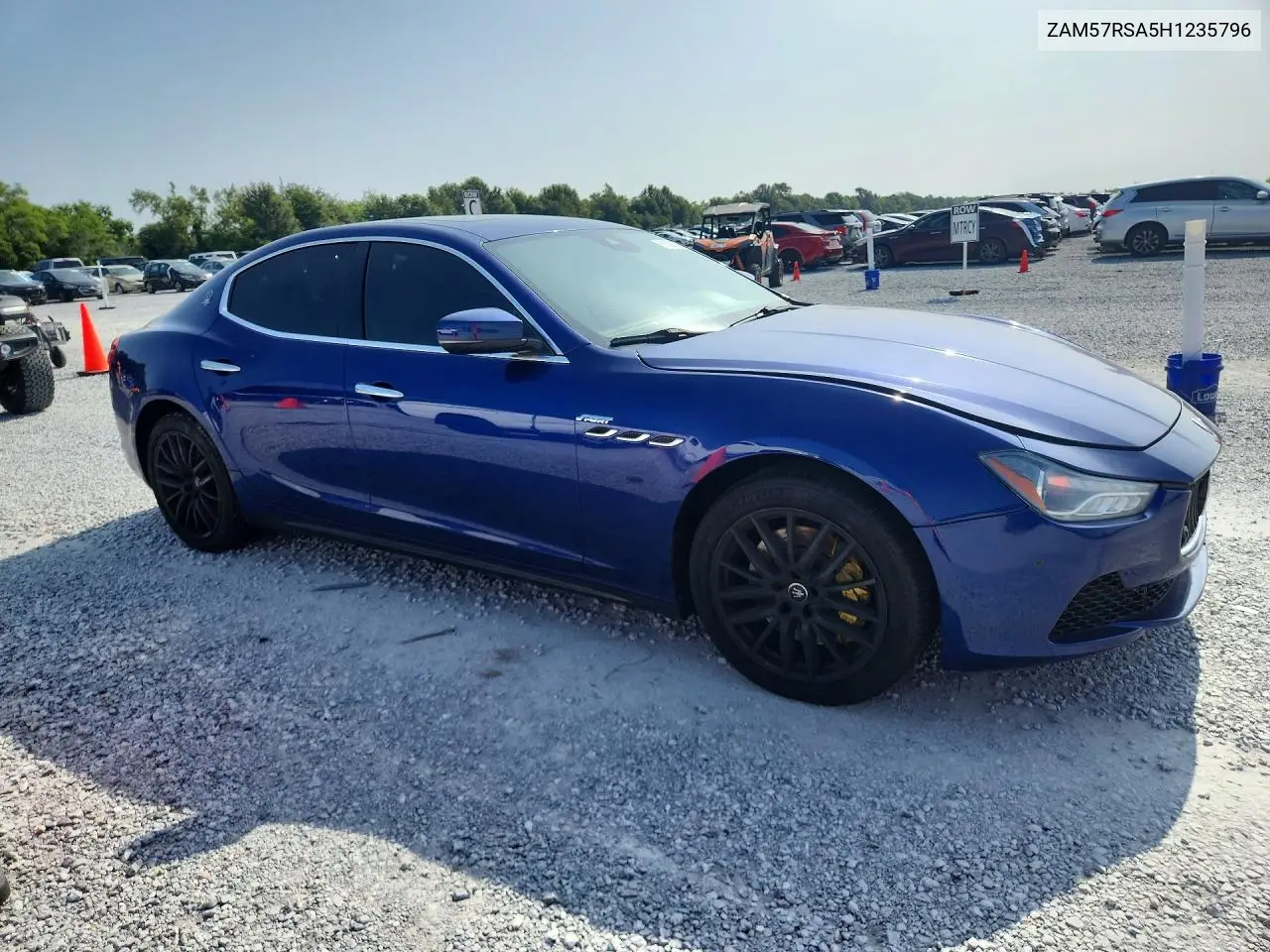 2017 Maserati Ghibli S VIN: ZAM57RSA5H1235796 Lot: 61621356