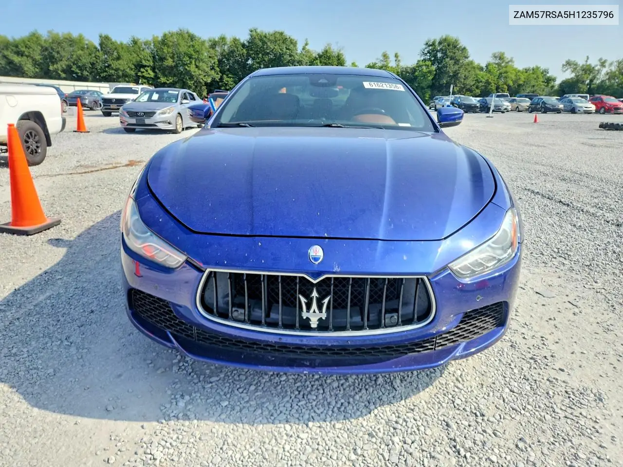 2017 Maserati Ghibli S VIN: ZAM57RSA5H1235796 Lot: 61621356