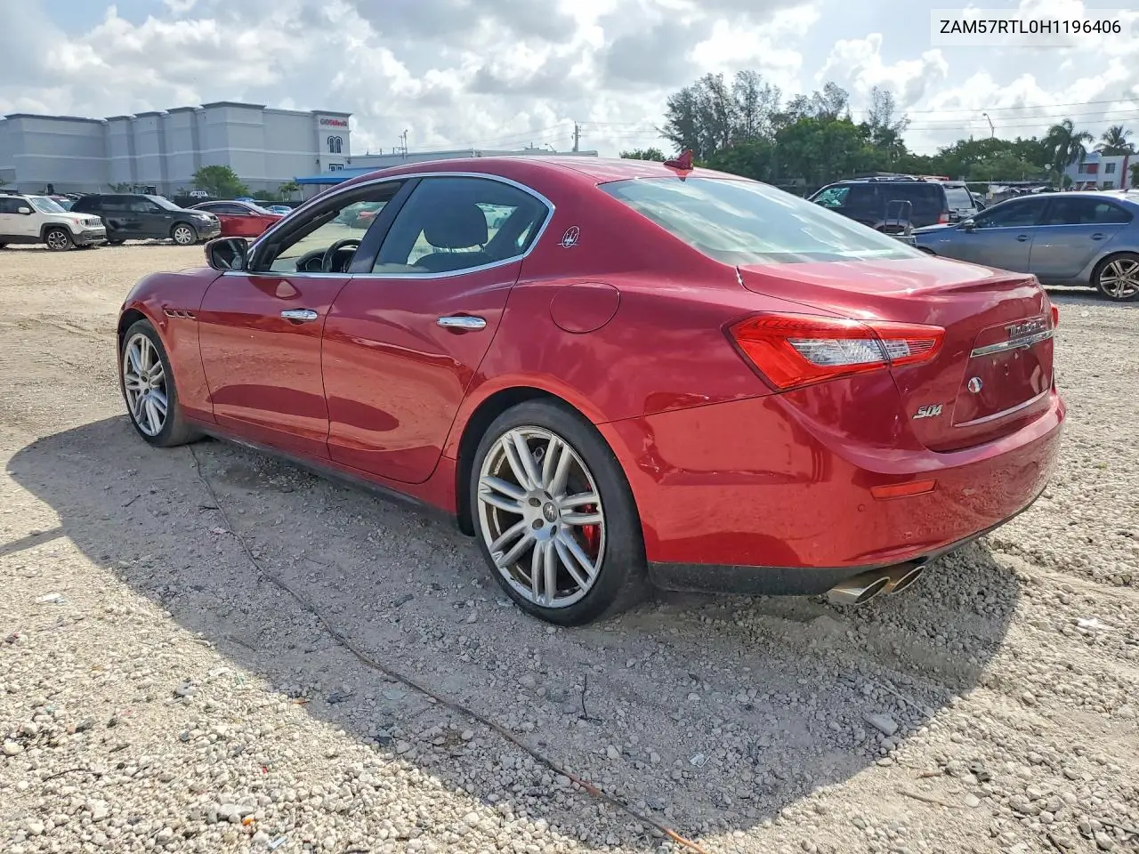 2017 Maserati Ghibli S VIN: ZAM57RTL0H1196406 Lot: 61855876