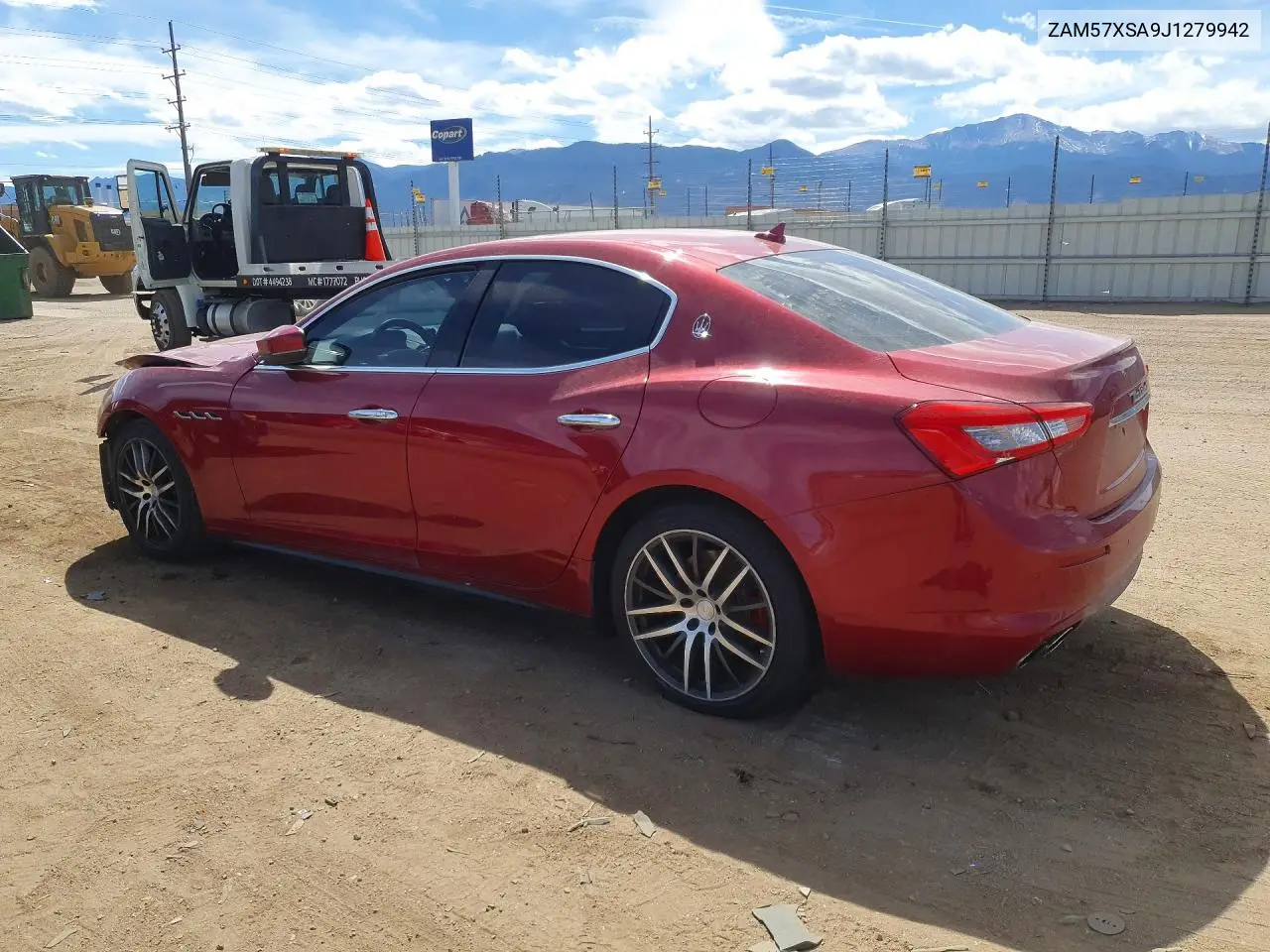 2018 Maserati Ghibli VIN: ZAM57XSA9J1279942 Lot: 50444006