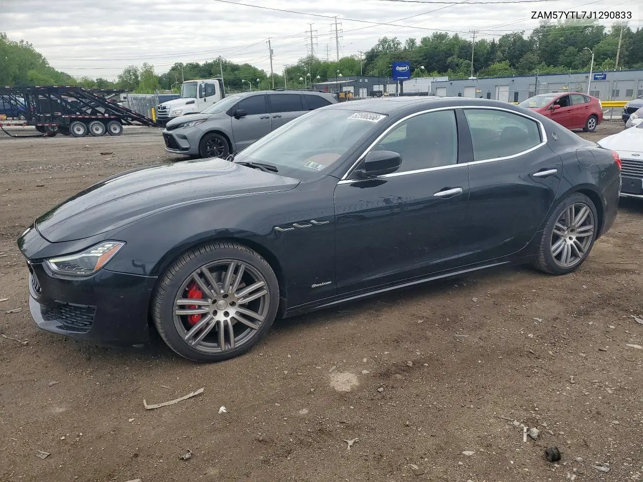 2018 Maserati Ghibli S VIN: ZAM57YTL7J1290833 Lot: 52586566